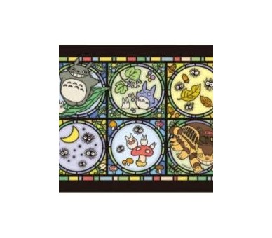 Puzzle Totoro 208 Pezzi Stained Glass - Resina