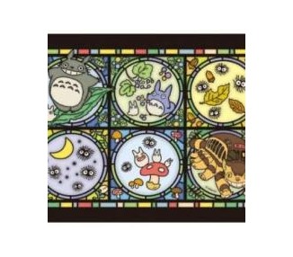 Puzzle Totoro 208 Pezzi Stained Glass - Resina