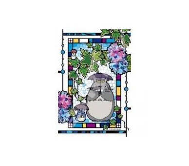 Puzzle Totoro Umbrella 126 Pezzi Stained Glass - Resina