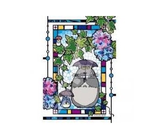 Puzzle Totoro Umbrella 126 Pezzi Stained Glass - Resina