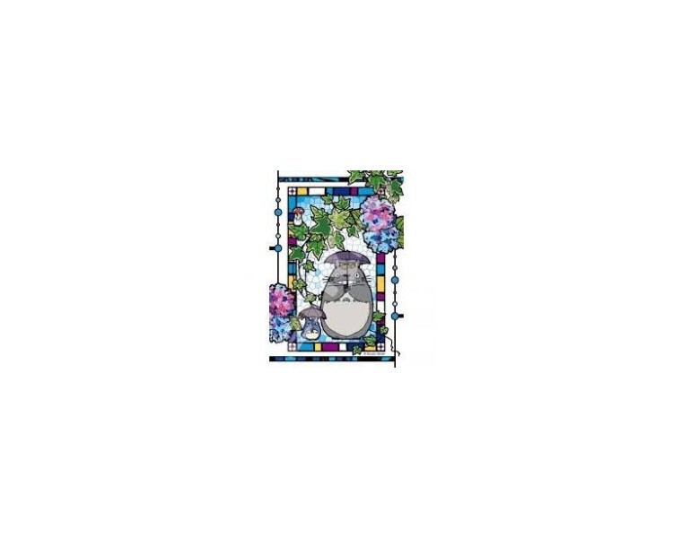 Puzzle Totoro Umbrella 126 Pezzi Stained Glass - Resina