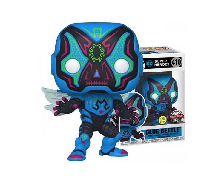 Funko POP! DC Comics Dia De Los DC: Blue Beetle (410) EXM GW