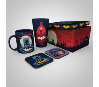 DC Comics Gift Set Bicchiere/Tazza/Sottobicchieri Glow