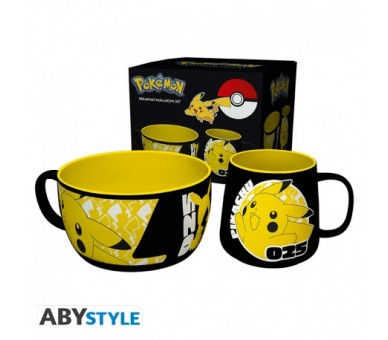 Pokemon Gift Set Colazione Tazza/Ciotola: Pikachu