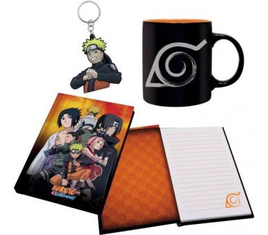 Naruto Shippuden Gift Set Tazza/Portachiavi/Notebook: Naruto