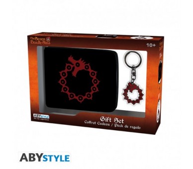 The Seven Deadly Sins Gift Set Portafogli/Keychain Embleme