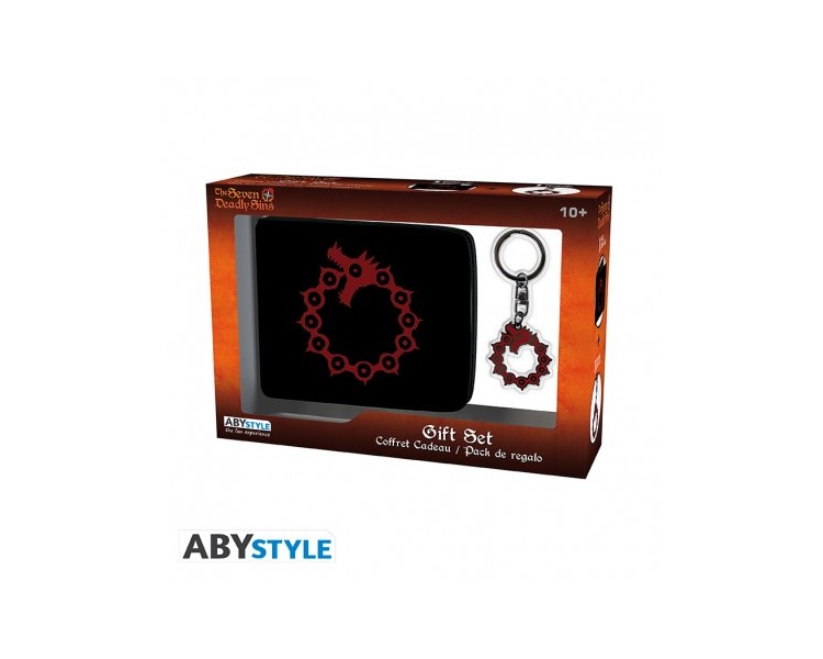 The Seven Deadly Sins Gift Set Portafogli/Keychain Embleme