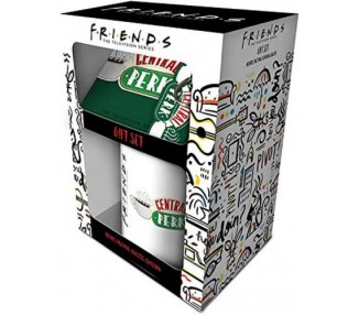 Friends Gift Set Bicchiere/Badge/Notebook: Central Perk