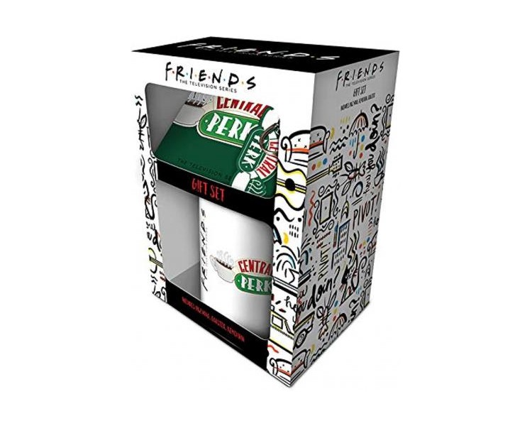 Friends Gift Set Bicchiere/Badge/Notebook: Central Perk