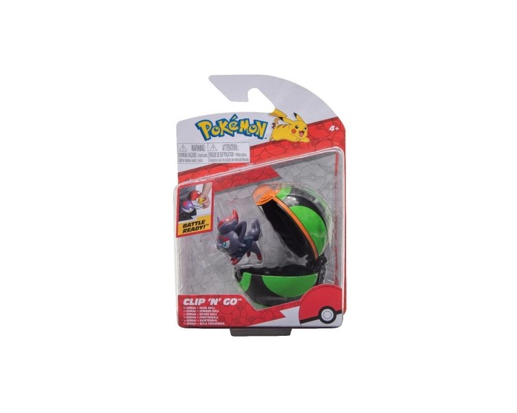 Pokemon Clip 'n' Go Zorua + Dusk Ball