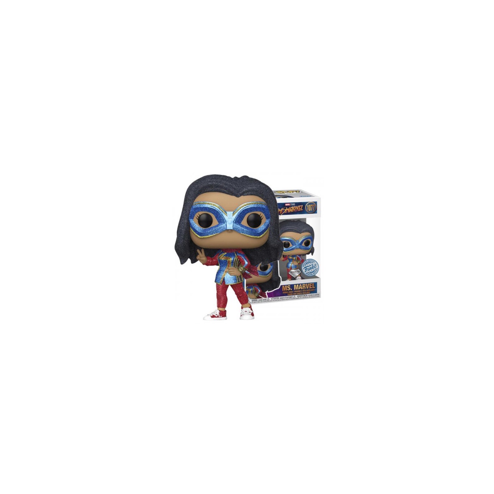 Funko POP! Marvel Ms. Marvel: Ms. Marvel (1077) EXM DGLT