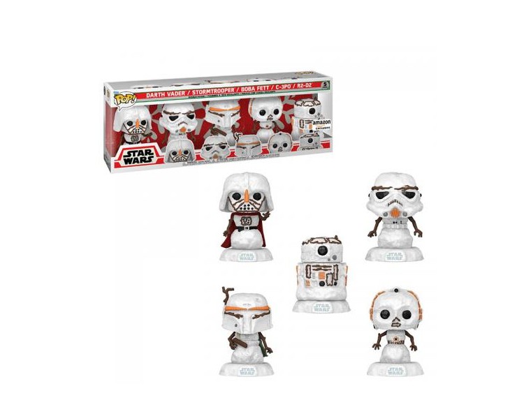 Funko Pop! Star Wars Xmas Holiday 2022 5 Pack EXM