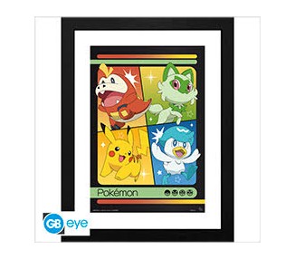 Pokemon Framed Print Scarlet & Violet Starters (30x40)