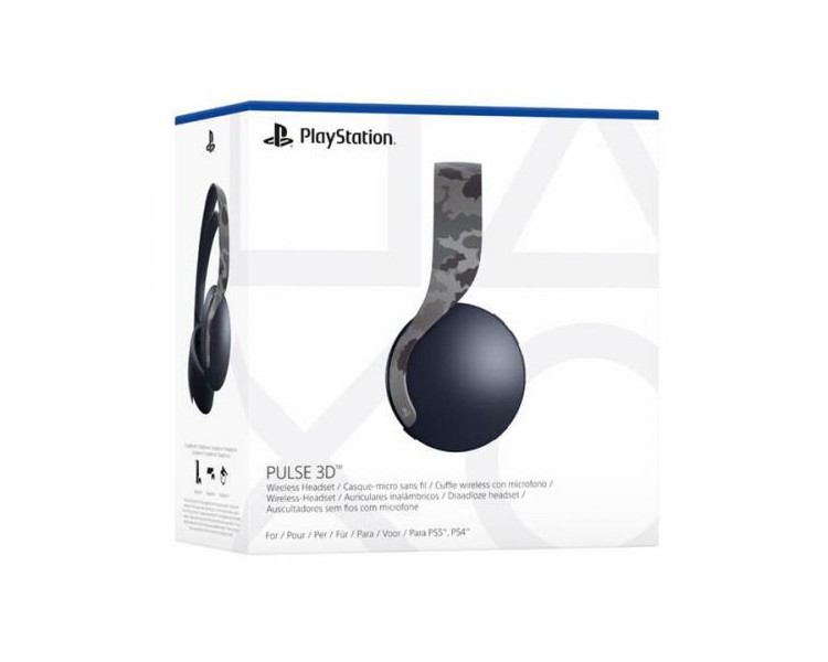 Cuffie wireless Pulse 3D con microfono Grey Camo Sony