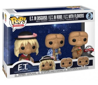 Funko POP! Movies E.T.: Disguise/Robe/Flowers 3pk EXM