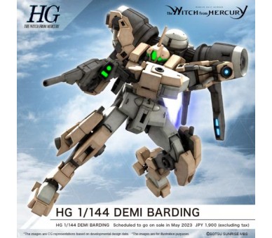 Model Kit HG Demi Barding 1/144 12cm