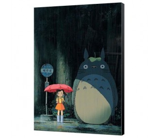 Wooden Wall : My Neighbor Totoro Art Totoro 35x50cm