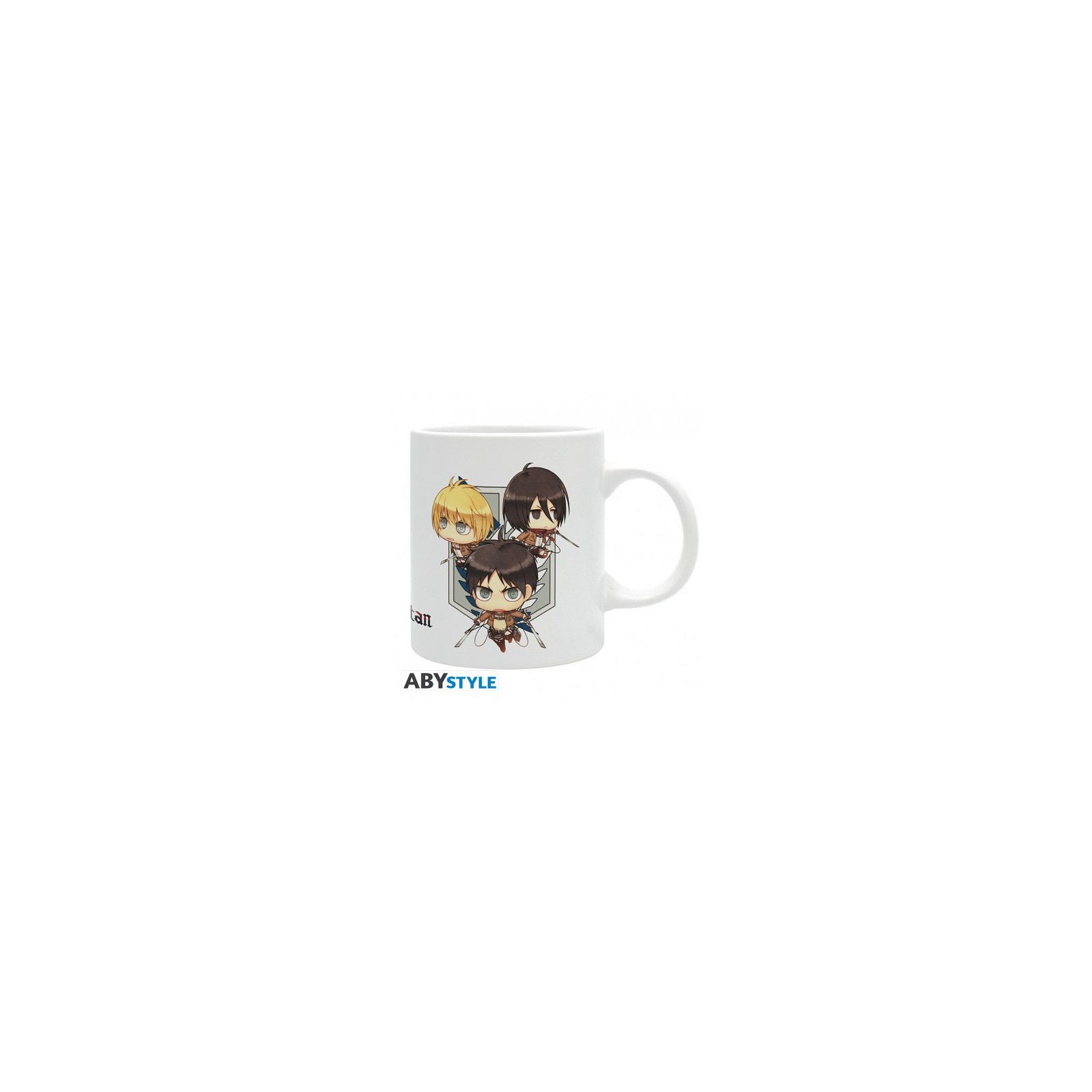 Attack on Titan Tazza 320ml Subli Chibi Trio