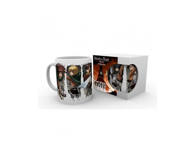 Attack on Titan Tazza 320ml Subli Character Montage