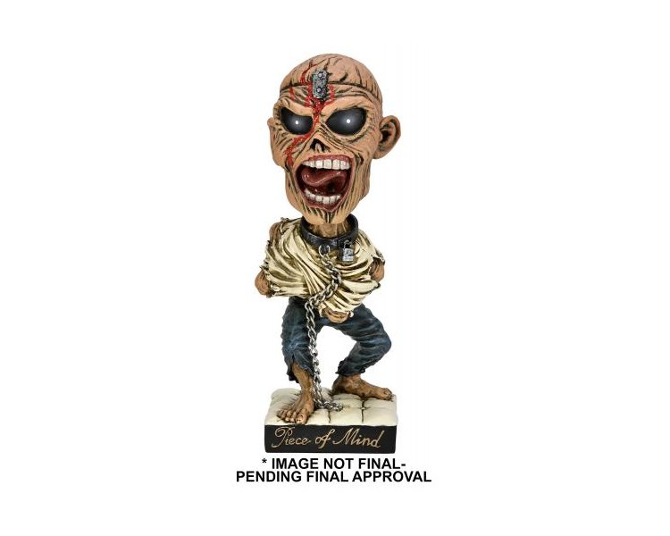 ST Iron Maiden Piece of Mind Eddie Headknocker 20cm RESINA