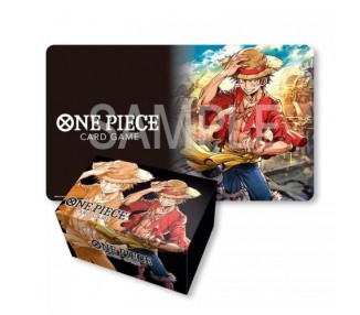 One Piece Playmat and Storage Box Set Monkey D.Luffy ENG