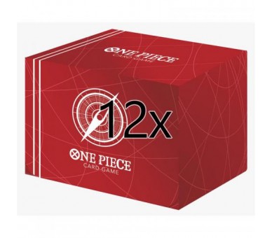 One Piece Clear Card Game Standard Red (12pezzi) ENG