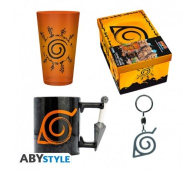 Naruto Pack Premium Large Glass/3D Keyc./Tazza Heat Change