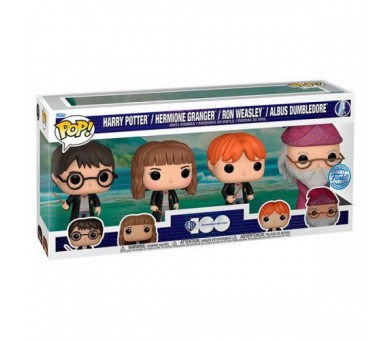 Funko POP! WB100Th: Harry/Hermione/Ron/Albus 4PK EXM