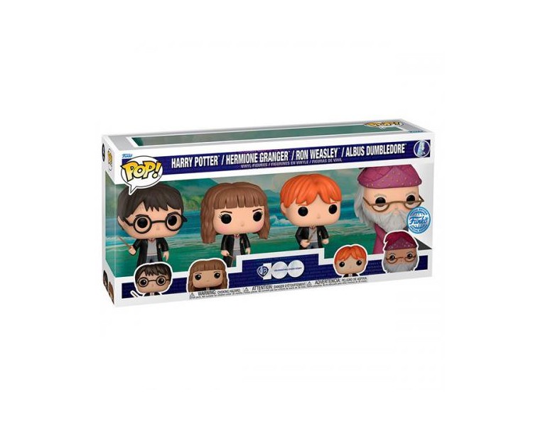 Funko POP! WB100Th: Harry/Hermione/Ron/Albus 4PK EXM