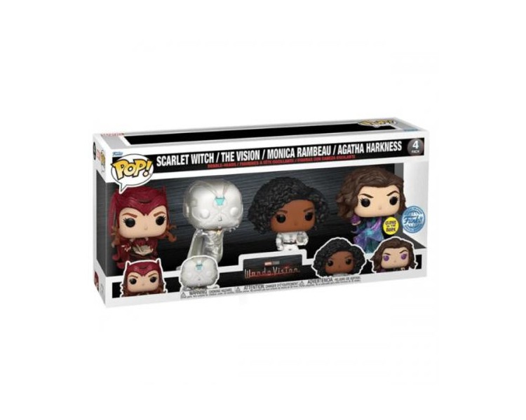 Funko POP! WandaVision: Scarlet/Vision/Monica/Agatha 4PK GW