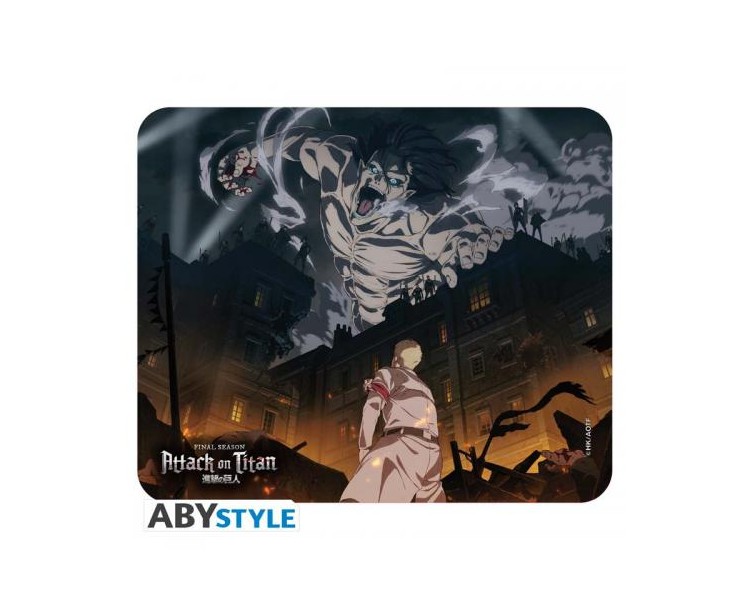 Attack on Titan Tappetino Mouse S4 Key art