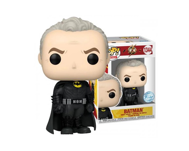 Funko POP! The Flash: Batman (Keaton) Unmask(1344) EXM (fk2)