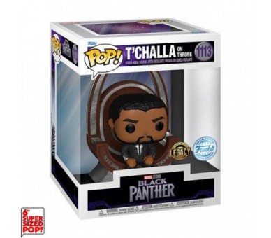 Funko POP! Black Panther: T'Challa on Throne (1113) DLX EXM