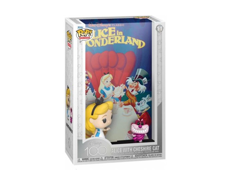 Funko POP! Cover Disney 100Th : Alice w/Cheshire (11)