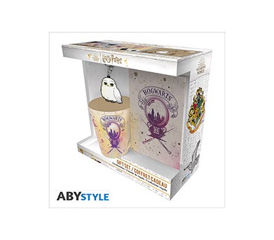 Harry Potter Gift Set Tazza/Portachiavi/Notebook: Hogwarts