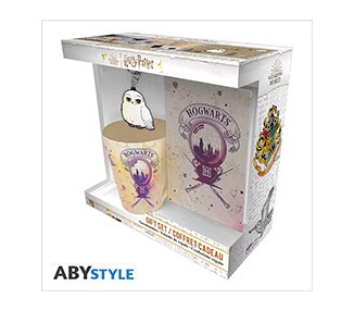 Harry Potter Gift Set Tazza/Portachiavi/Notebook: Hogwarts