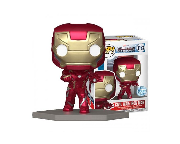 Funko POP! Marvel Civil War: CW Iron Man (1153) EXM