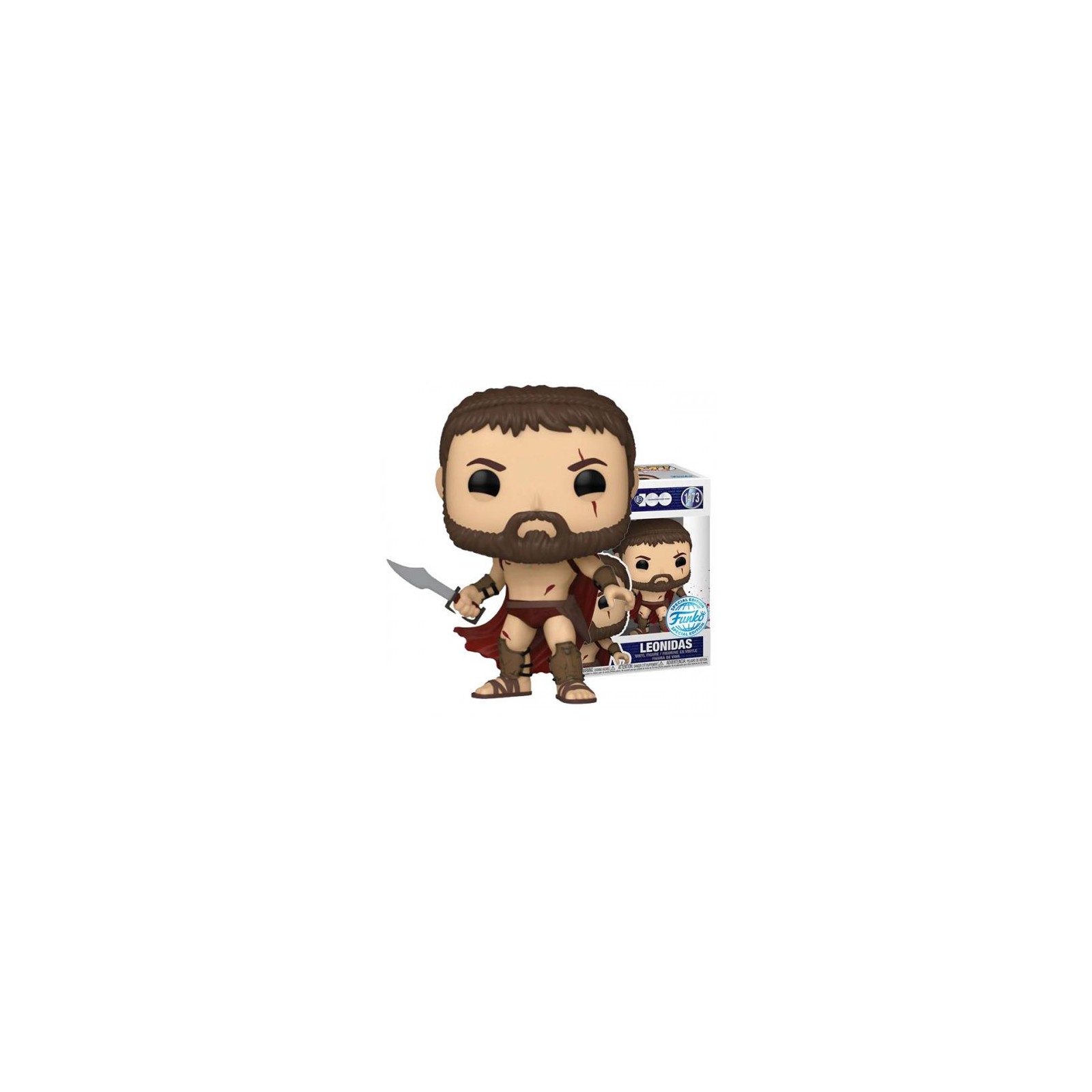 Funko POP! WB100Th 300: Leonidas (Battle) (1473) EXM