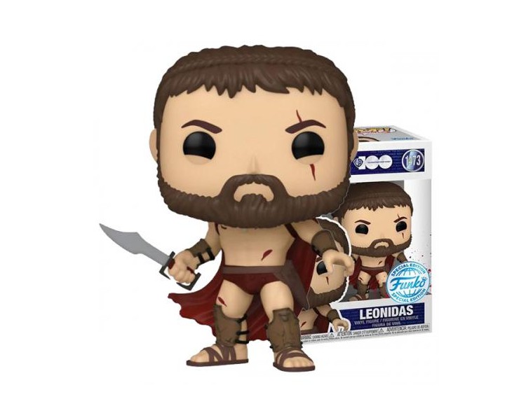 Funko POP! WB100Th 300: Leonidas (Battle) (1473) EXM