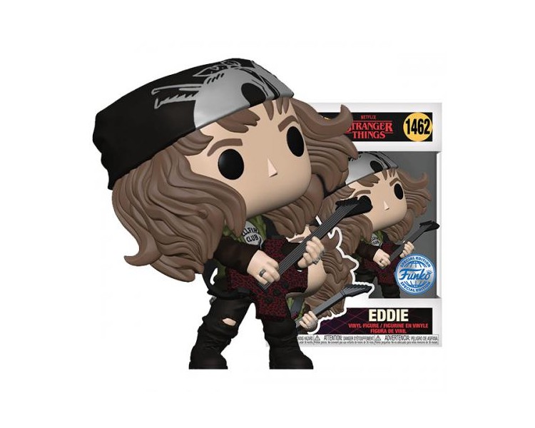 Funko POP! Stranger Th: Eddie w/Guitar MT (1462) EXM (fk6)