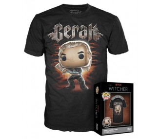 Funko POP! Boxed Tee (L) The Witcher: Geralt (EMEA)