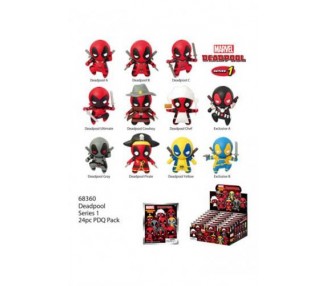 Portachiavi (24pz) Marvel Deadpool Series 1 Display