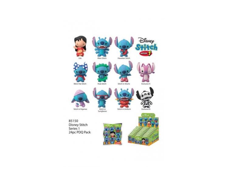 Portachiavi (24pz) Disney Lilo & Stitch Series 1 Display