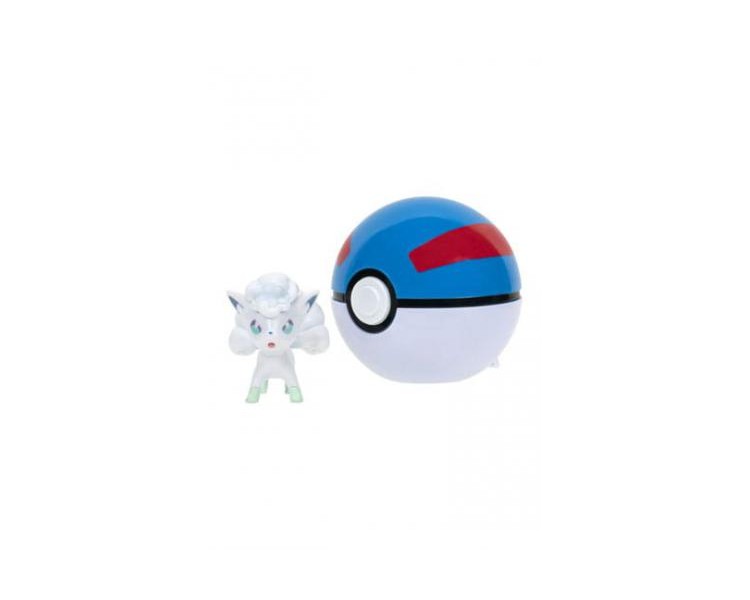 Pokemon Clip'n'Go Poke Balls Alolan Vulpix & Poke Ball 5cm