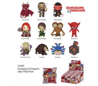 Dungeons & Dragons S1 Bag Clip Blind Box Disp (24pz) 6cm