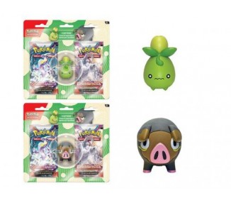 Pokemon 2 Buste + 1 Mini Action Figure Gomma