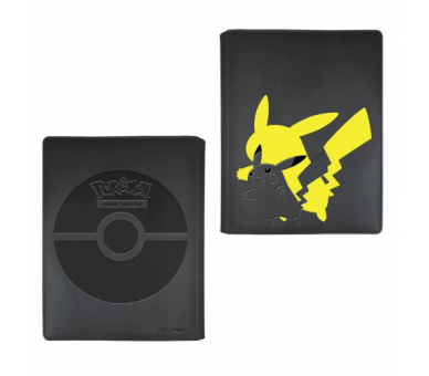 Pokemon Album Pelle 20pag 9tasche Zippered Pro Pikachu