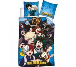 My Hero Academia Copripiumino Cotone : Group 140x200cm