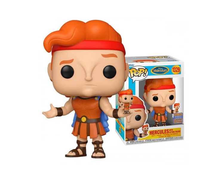 Funko POP! Disney Hercules: Hercules w/Fig (1329) EXM (fk0)