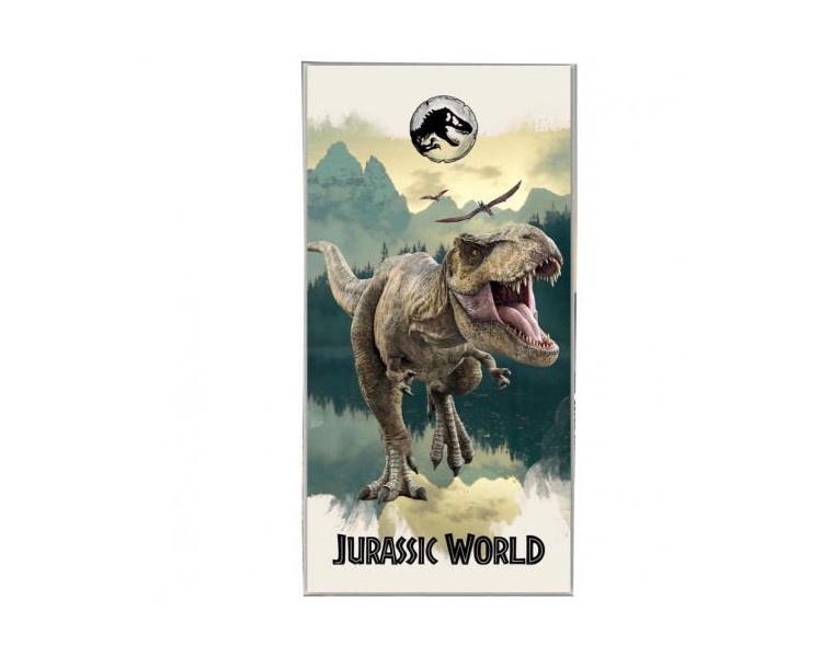 Jurassic World Telo Mare Microfibra : T-Rex 140x70cm